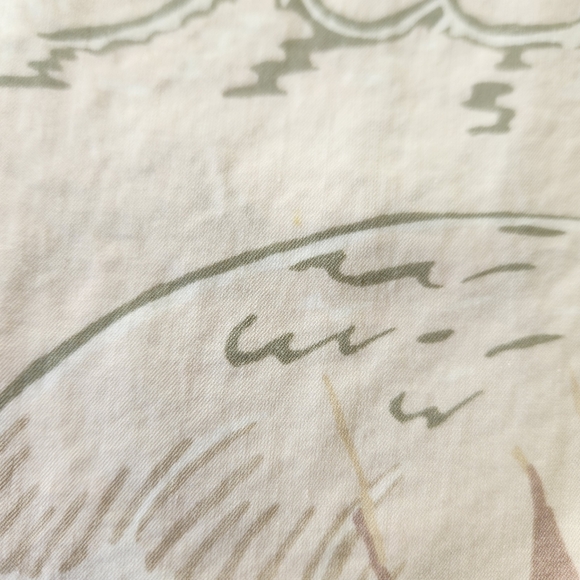 Patagonia Women's Limited Edition Pataloha Dress Size M Voyage Cream Hawaiian - Picture 14 of 15